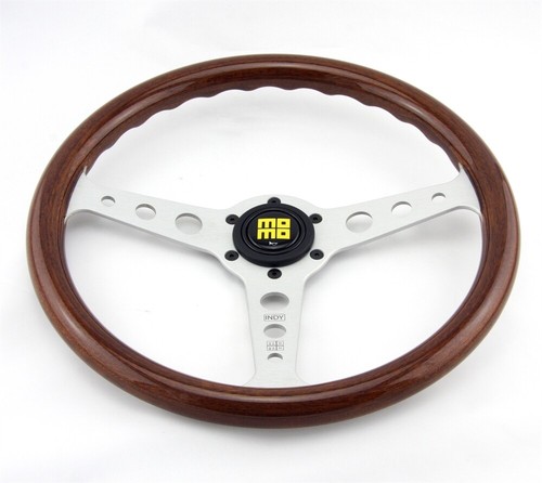 Volante sportivo momo legno - volante,