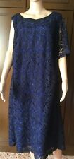Beautiful dress MARINA RINALDI Woman, dark blue, IT 54 DE 48 US 18 GB 22 Abito