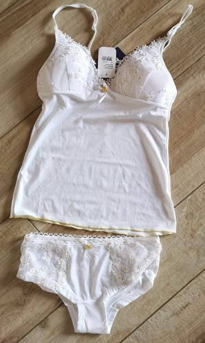 Set reggiseno bianco pizzo - bianco,