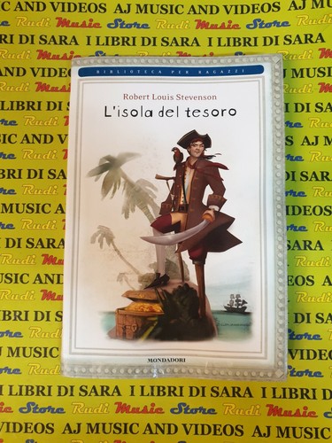 Book libro isola del tesoro - l'isola,