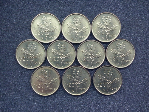 Italia lire 1976 - italia, 1976,