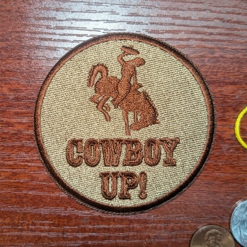 Patch cowboy wyoming - cowboy, up