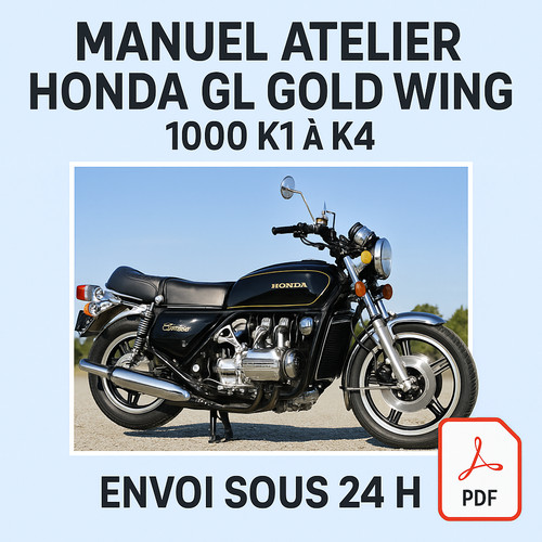 Manuel atelier honda gl1000 - atelier,