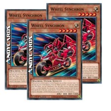 3x WHEEL SYNCHRON • (Ruota Synchron) • Comune • DUNE EN001 • 1Ed • Yugioh!