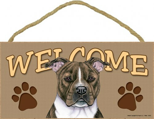 Pitbull brindle welcome carino - brindle,