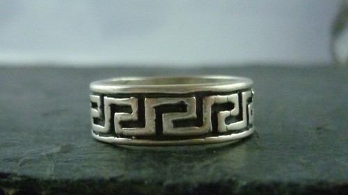Anello fascia etnico - anello, azteco