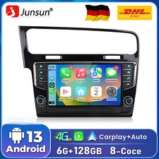 Autoradio 6G+128G Android 14 Carplay per VW Golf VII MK7 13-2020 GPS Navi 4G BT