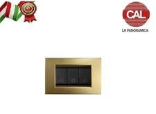Placca oro opaco metallo - 3p,