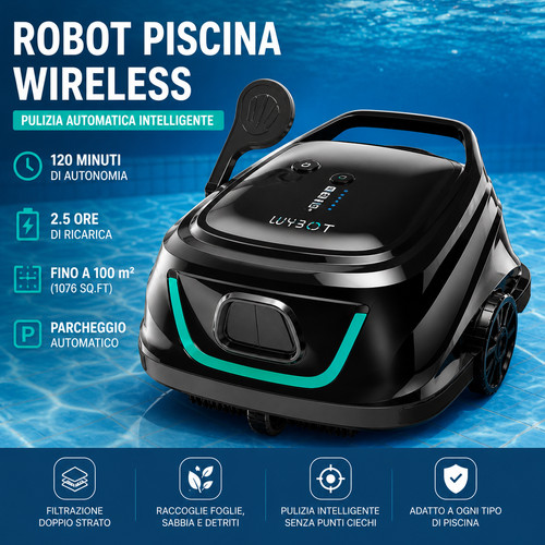 Robot piscina aspirapolvere - robot,