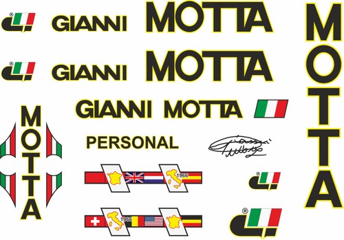 Adesivi telaio gianni motta - adesivi,