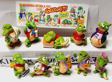 SORPRESINE KINDER FERRERO SERIE VINTAGE COCCODRITTI ENTRA SCEGLI FIGURE TOP RAR