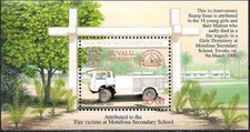 Tuvalu 2001 Vigili del Fuoco Camion Soccorso Emergenza Trasporto Motori m/s MNH