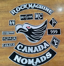 Distintivo motociclista ricamo