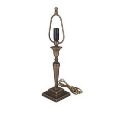 Base per lampada abat-jour in ottone Liberty made in italy per Vetro tiffany
