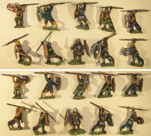 Celtic warriors 10x - celtic, 28mm
