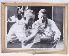 Musica Jazz - RED NICHOLS Foto con DEDICA AUTOGRAFA originale 1958 in Cornice