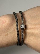 Pandora 925 Gray-Braided