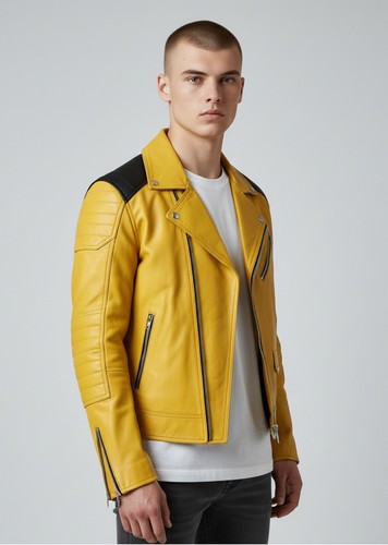 Giacca bikers uomo - vera, pelle
