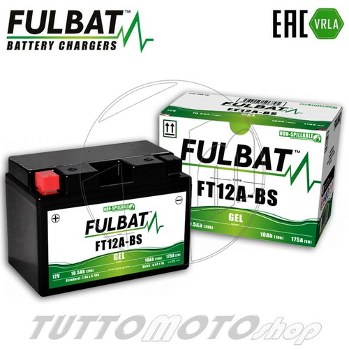 Batteria gel fulbat ft12a - ft12a-bs, =