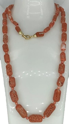 Collana corallo radice - collana,