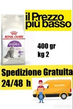 Croccantini gatto adulto Sensible Care 400 gr, kg 2 con sensibilità digestiva 