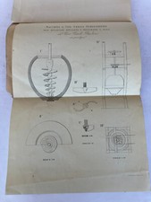 Macchina a vite conica perfezionata per spuntare,  e raffinare il riso-1875