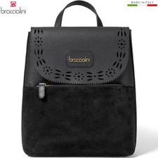 Braccialini zaino pelle nera