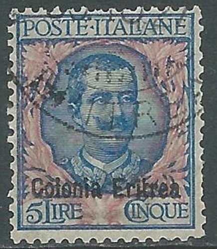 1903 eritrea usato floreale - 1903, 5