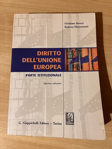 Diritto dell unione - dell'unione, europea
