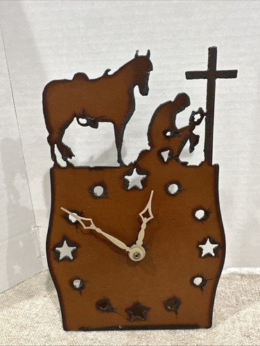 Orologio cowboy inginocchiato - orologio,