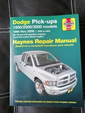 haynes  Dodge Ram 1500/2500/3500 anni  1994 thru 2008