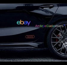 ADESIVI AUDI anelli rosso per