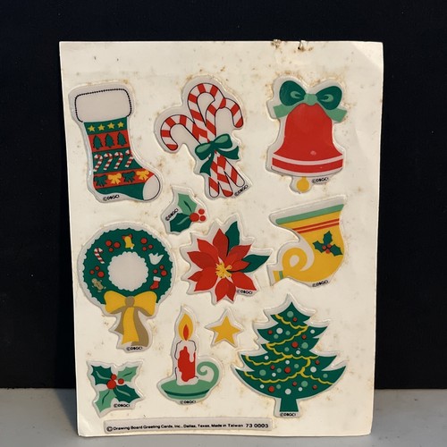 Foglio adesivo natale - foglio,