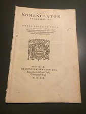 Nomenclator Ptolemaicus - A