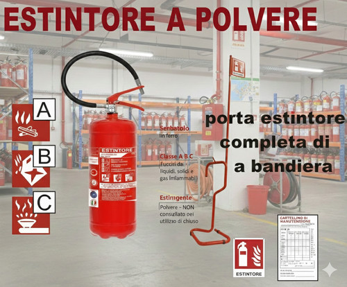 Estintore polvere 34a - estintore, 6