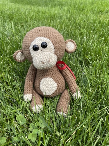 Peluche all uncinetto scimmia - peluche,