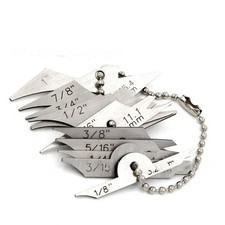 Set manometri raggio catena 10 pezzi calibro saldatura filetto 3 2 a 25 4 mm 18