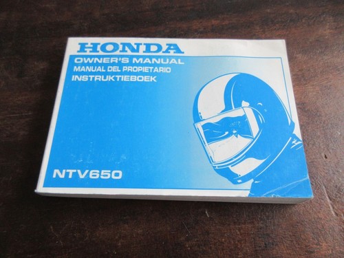 Honda ntv650 1993 manuale - ntv650,