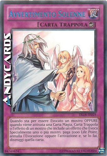 Avvertimento solenne solemn - avvertimento,