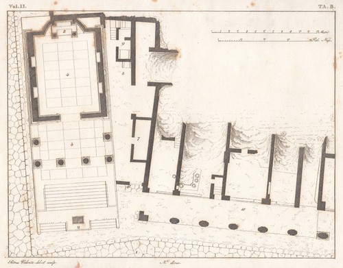 Antica stampa del 1800 - antica, (1825)