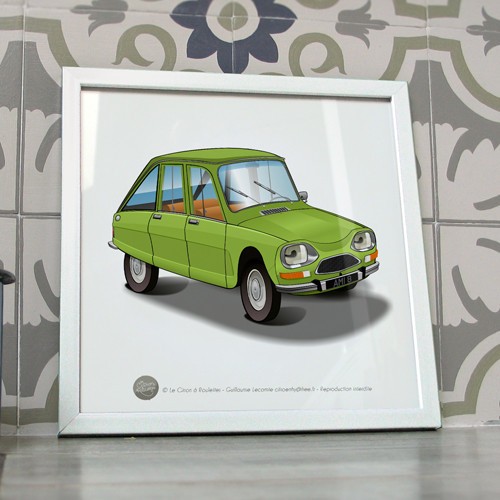 Poster citroën ami - poster, 8