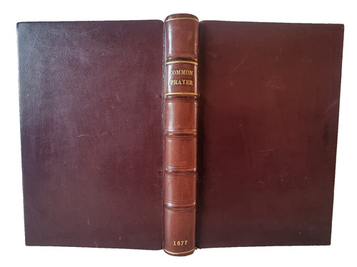 1677 book common prayer - book, of
