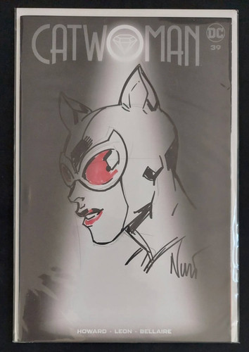 Catwoman signed with - signed,