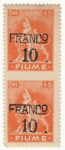 1919 fiume su 45 c - 1919/20,