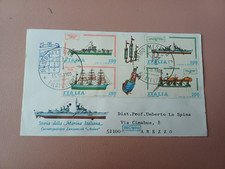 BUSTA PRIMO GIORNO COSTRUZIONI NAVALI 1980