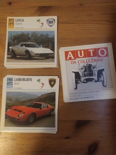 Auto collezione 60 schede - auto,