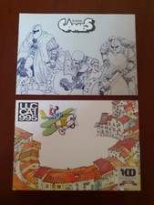 2 cartoline LUCCA COMICS &