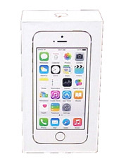 IPHONE 5 (S) SCATOLA VUOTA SOLO CUSTODIA CON INSERTI CARTA PER ORO APPLE IPHONE 5 S 16GB