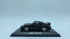 MODELLINO AUTO PORSCHE 911 GT2 NERA - MINICHAMPS - SCALA 1:43 CON BASETTA