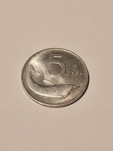 Moneta lire 1954 - 5,